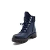 Ghete dama casual din piele naturala-  083 Blue Box Velur