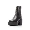 Ghete damă din piele naturală, Leofex - 414 Negru Box
