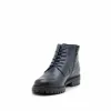 Ghete din piele naturala pentru barbati Leofex -1003 Blue