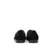 Pantofi casual barbati cu ciucuri din piele naturala, Leofex -922-1 Blue Velur
