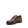 Pantofi casual barbati din piele naturala Leofex - 1000 Red Wood Box