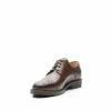 Pantofi casual barbati din piele naturala Leofex -  537-1 red wood box