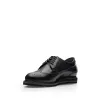 Pantofi casual bărbați din piele naturală, Leofex - 846-1 Negru Box