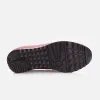 Pantofi casual dama din piele naturala,Leofex - 030 Visiniu Argintiu Box