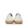 Pantofi casual dama perforati din piele naturala  - 1966 Alb Box Perforat
