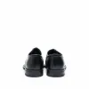 Pantofi eleganti barbati din piele naturala cu varf patrat, Leofex - 608 negru