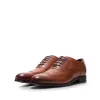 Pantofi eleganţi bărbaţi din piele naturală,  Leofex - 659 Cognac Box
