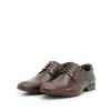 Pantofi eleganti barbati din piele naturala,Leofex - 792 maro