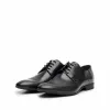 Pantofi eleganti barbati din piele naturala, Leofex - 822 Negru Florantic
