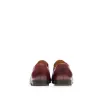 Pantofi eleganti barbati din piele naturala, Leofex - 828 visiniu box