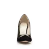 Pantofi eleganți damă din piele naturală - 2204 Negru Velur