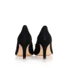 Pantofi eleganți damă din piele naturală - 904 Negru Velur