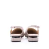 Pantofi eleganți decupați damă din piele naturală, Karisma - 4404 Nude Box Perforat