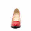 Pantofi stiletto din piele lacuita - 558 rosu