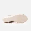 Sandale cu platforma dama din piele naturala, Leofex - 218  Negru Box