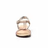 Sandale cu talpa joasa dama din piele naturala,Leofex - 209 Taupe Box