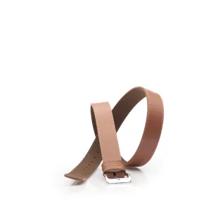 Curea barbati din piele naturala - Cognac 3.5 cm
