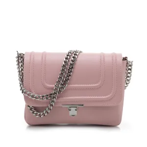Geantă damă din piele naturală, Leofex - 4018 Roze Box