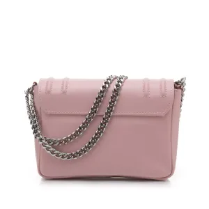 Geantă damă din piele naturală, Leofex - 4018 Roze Box