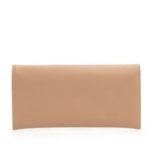 Geantă plic elegantă din piele naturală - 4015 Nude  Box