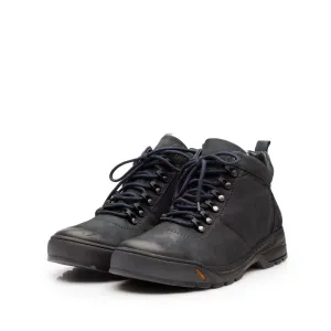 Ghete barbati din piele naturala, Leofex - 985 Blue Nabuc
