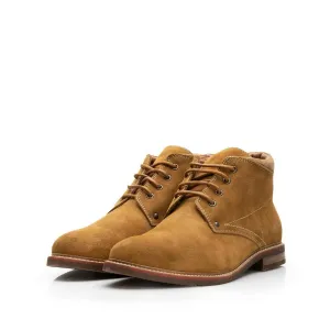 Ghete casual din piele intoarsa pentru barbati - 917 cognac