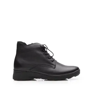 Ghete damă din piele naturală -  027-1 Negru Box