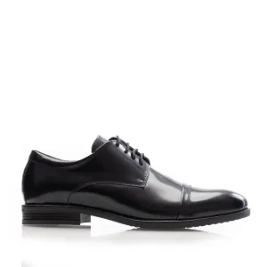 Pantofi casual bărbați din piele naturală Leofex - 665 Negru Florantic