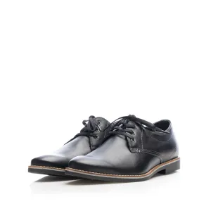 Pantofi casual bărbați din piele naturală, Leofex -  787x Negru Box