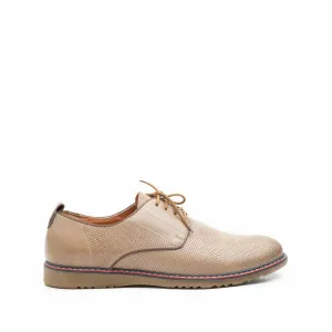 Pantofi casual barbati din piele naturala, Leofex - 839 taupe box