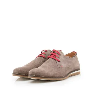 Pantofi casual barbati din piele naturala, Leofex - 875 Taupe Velur