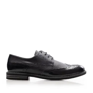 Pantofi casual bărbați din piele naturală, Leofex -   979 Negru Florantic Box