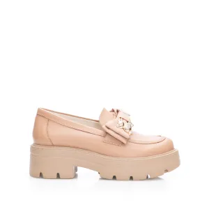 Pantofi casual damă din piele naturală, Leofex - 080 Cappuccino Box