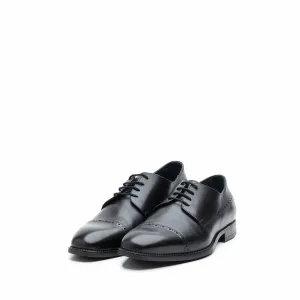 Pantofi eleganti barbati din piele naturala,Leofex - 510 negru box