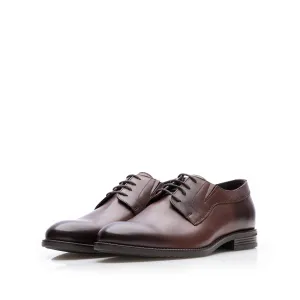 Pantofi eleganţi bărbaţi din piele naturală, Leofex - 529-1 Red wood Box