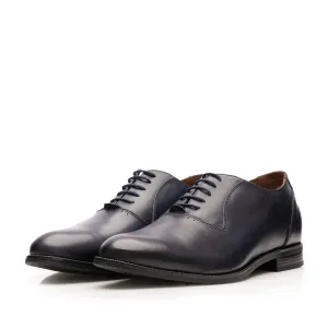 Pantofi eleganți bărbați din piele naturală, Leofex - 548 Blue Box