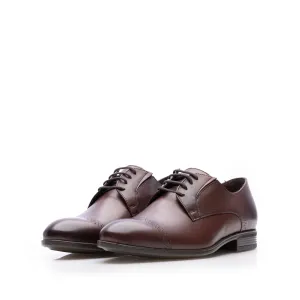 Pantofi eleganți bărbați din piele naturală, Leofex - 550 Redwood Box