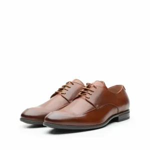 Pantofi eleganti barbati din piele naturala,Leofex - 577 Cognac Box