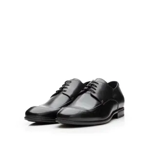 Pantofi eleganti barbati din piele naturala Leofex - 577 Negru Box