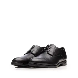 Pantofi eleganţi bărbaţi din piele naturală, Leofex - 622 Negru box