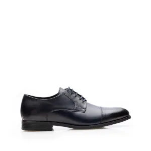 Pantofi eleganţi bărbaţi din piele naturală, Leofex -  731 Blue Box
