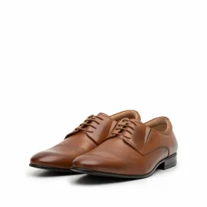 Pantofi eleganti barbati din piele naturala,Leofex - 777-1 cognac box