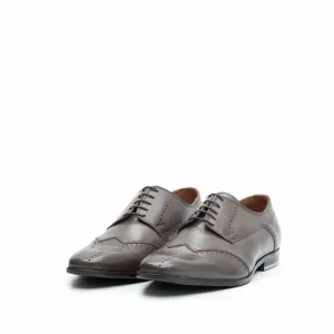 Pantofi eleganti barbati din piele naturala,Leofex - 780 taupe inchis box