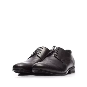 Pantofi eleganti barbati din piele naturala,Leofex - 821  negru