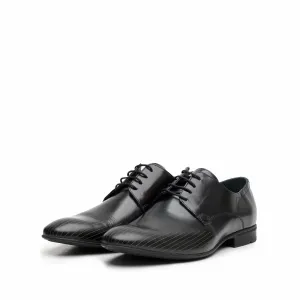 Pantofi eleganti barbati din piele naturala, Leofex - 822 Negru Florantic