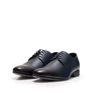 Pantofi eleganti barbati din piele naturala,Leofex - 892 blue box