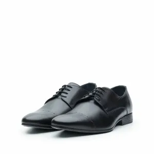 Pantofi eleganti barbati din piele naturala,Leofex - 892 negru box