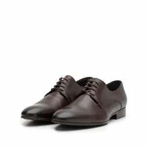 Pantofi eleganti barbati din piele naturala,Leofex - 896 Mogano box