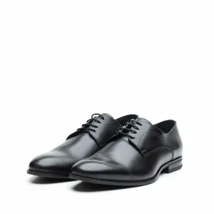 Pantofi eleganti barbati din piele naturala Leofex- 932 Negru
