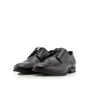 Pantofi eleganţi copii din piele naturală, Leofex - 898 C Negru Box